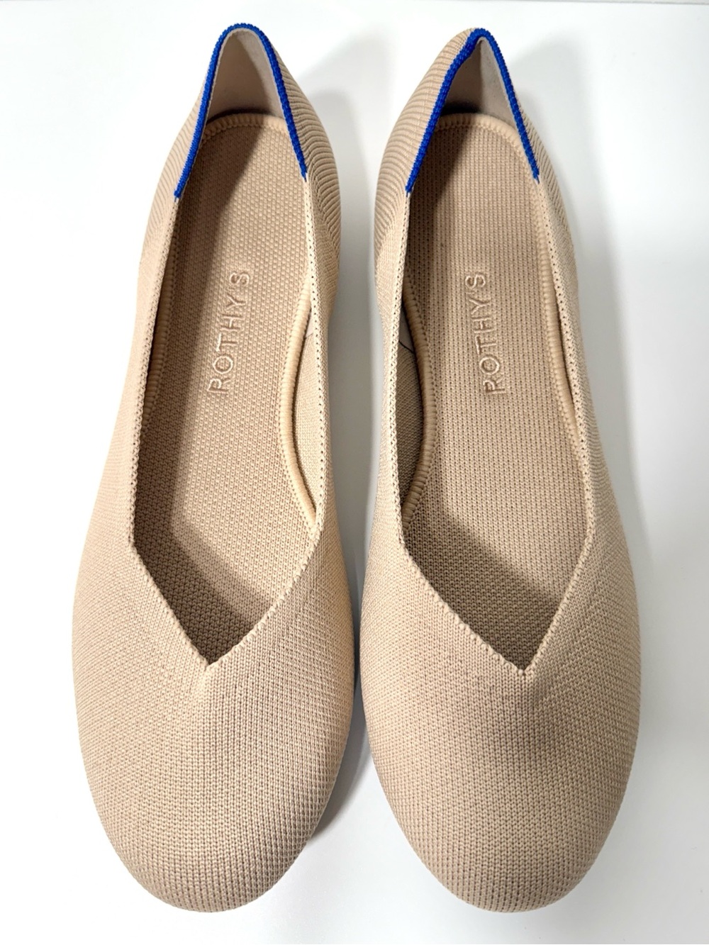 NWOT Rothy's The Flat in Ecru (Nude)